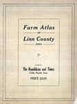 Front Cover, Linn County 1921